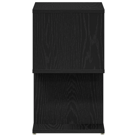 vidaXL Bedside Cabinet 2 pcs Black Oak 50x30x51,5 cm Engineered Wood