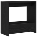 vidaXL Side Table Black Oak 50x26x50 cm Engineered Wood