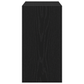 vidaXL Side Table Black Oak 50x26x50 cm Engineered Wood