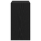 vidaXL Side Table Black Oak 50x26x50 cm Engineered Wood
