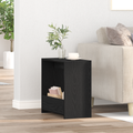 vidaXL Side Table Black Oak 50x26x50 cm Engineered Wood