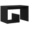 vidaXL Side Table Black Oak 59x36x38 cm Engineered Wood