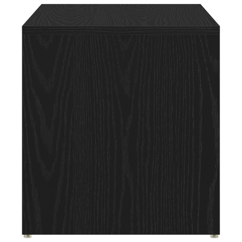 vidaXL Side Table Black Oak 59x36x38 cm Engineered Wood