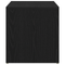 vidaXL Side Table Black Oak 59x36x38 cm Engineered Wood
