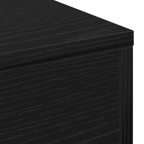 vidaXL Black Oak Coffee Table - 96x50x45 cm, Made from Engineered Wood