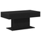 vidaXL Black Oak Coffee Table - 96x50x45 cm, Made from Engineered Wood