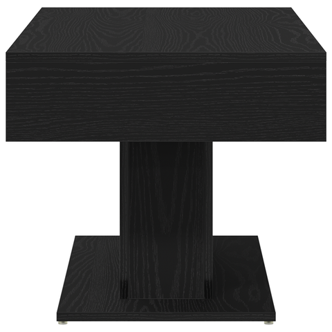 vidaXL Black Oak Coffee Table - 96x50x45 cm, Made from Engineered Wood