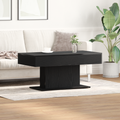 vidaXL Black Oak Coffee Table - 96x50x45 cm, Made from Engineered Wood