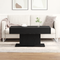 vidaXL Black Oak Coffee Table - 96x50x45 cm, Made from Engineered Wood