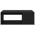 vidaXL Coffee Table Black Oak 90x67x33 cm Engineered Wood
