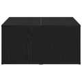 vidaXL Coffee Table Black Oak 90x67x33 cm Engineered Wood