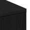 vidaXL Black Oak Coffee Table 90x90x28 cm Made from Engineered Wood
