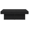 vidaXL Black Oak Coffee Table 90x90x28 cm Made from Engineered Wood