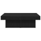 vidaXL Black Oak Coffee Table 90x90x28 cm Made from Engineered Wood