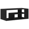 vidaXL Coffee Table Black Oak 100x50x40 cm Engineered Wood