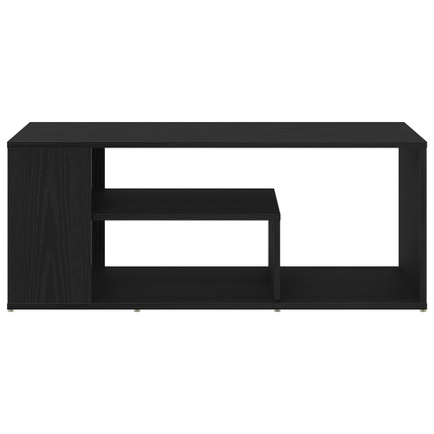 vidaXL Coffee Table Black Oak 100x50x40 cm Engineered Wood