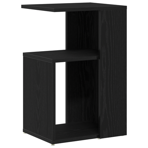 vidaXL Side Table Black Oak 36x30x56 cm Engineered Wood
