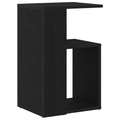 vidaXL Side Table Black Oak 36x30x56 cm Engineered Wood