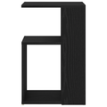 vidaXL Side Table Black Oak 36x30x56 cm Engineered Wood