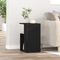 vidaXL Side Table Black Oak 36x30x56 cm Engineered Wood