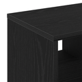 vidaXL Side Table - Black Oak, 50x30x50 cm, Engineered Wood