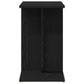 vidaXL Side Table - Black Oak, 50x30x50 cm, Engineered Wood
