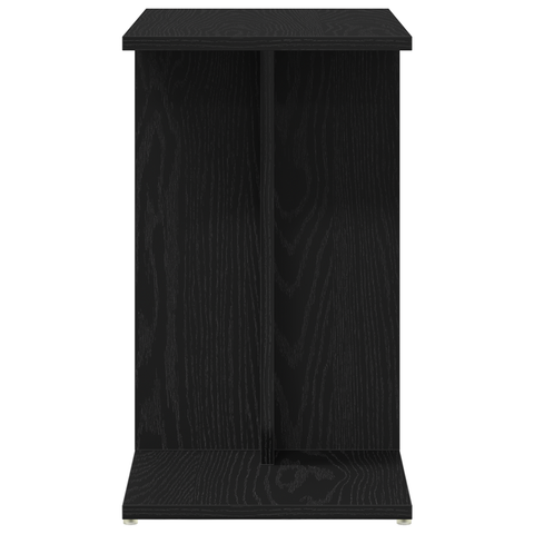 vidaXL Side Table - Black Oak, 50x30x50 cm, Engineered Wood