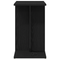 vidaXL Side Table - Black Oak, 50x30x50 cm, Engineered Wood