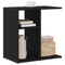 vidaXL Side Table - Black Oak, 50x30x50 cm, Engineered Wood