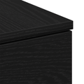 vidaXL Black Oak Coffee Table - 90x60x31 cm, Made from Engineered Wood