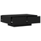vidaXL Black Oak Coffee Table - 90x60x31 cm, Made from Engineered Wood