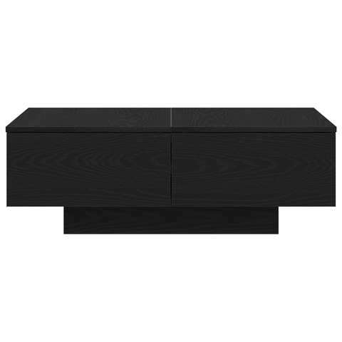 vidaXL Black Oak Coffee Table - 90x60x31 cm, Made from Engineered Wood