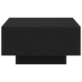 vidaXL Black Oak Coffee Table - 90x60x31 cm, Made from Engineered Wood