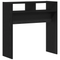 vidaXL Black Oak Console Table - 78x30x80 cm - Made from Engineered Wood