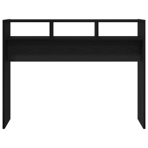 vidaXL Console Table - Black Oak, 105x30x80 cm, Made of Engineered Wood