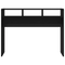 vidaXL Console Table - Black Oak, 105x30x80 cm, Made of Engineered Wood