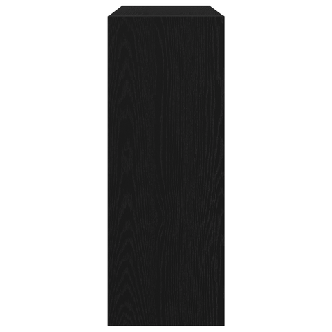 vidaXL Console Table - Black Oak, 105x30x80 cm, Made of Engineered Wood