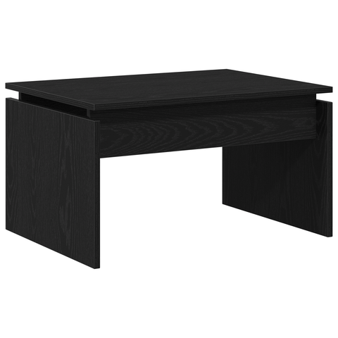 vidaXL Black Oak Coffee Table 68x38x50 cm Made from Engineered Wood