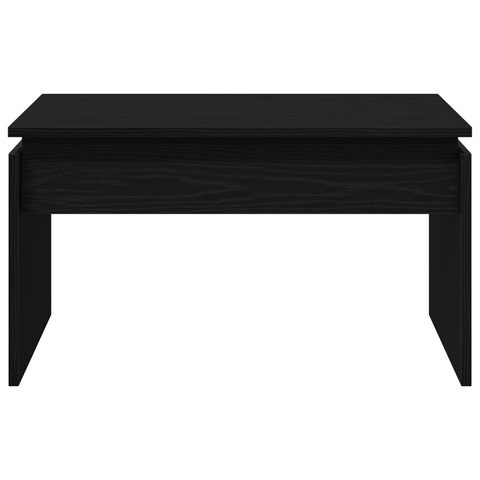 vidaXL Black Oak Coffee Table 68x38x50 cm Made from Engineered Wood