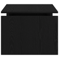 vidaXL Black Oak Coffee Table 68x38x50 cm Made from Engineered Wood