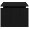 vidaXL Black Oak Coffee Table 68x38x50 cm Made from Engineered Wood