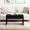 vidaXL Black Oak Coffee Table 68x38x50 cm Made from Engineered Wood