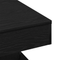 vidaXL Black Oak Coffee Table - 57x57x30 cm - Engineered Wood