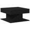 vidaXL Black Oak Coffee Table - 57x57x30 cm - Engineered Wood