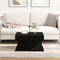 vidaXL Black Oak Coffee Table - 57x57x30 cm - Engineered Wood