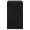 vidaXL Nesting Tables Set of 3 - Black Oak Engineered Wood