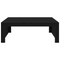 vidaXL Black Oak Coffee Table - 100x100x35 cm Made from Engineered Wood