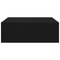 vidaXL Black Oak Coffee Table - 100x100x35 cm Made from Engineered Wood