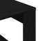 vidaXL Black Oak Side Table - 50x50x35 cm, Made from Engineered Wood