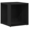 vidaXL Side Table Black Oak 33x33x34,5 cm Engineered Wood